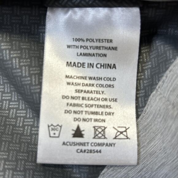 FootJoy DryJoys Golf Jacket Women's XL Gray Waterproof Windproof FJ Rain Shell - Picture 15 of 16